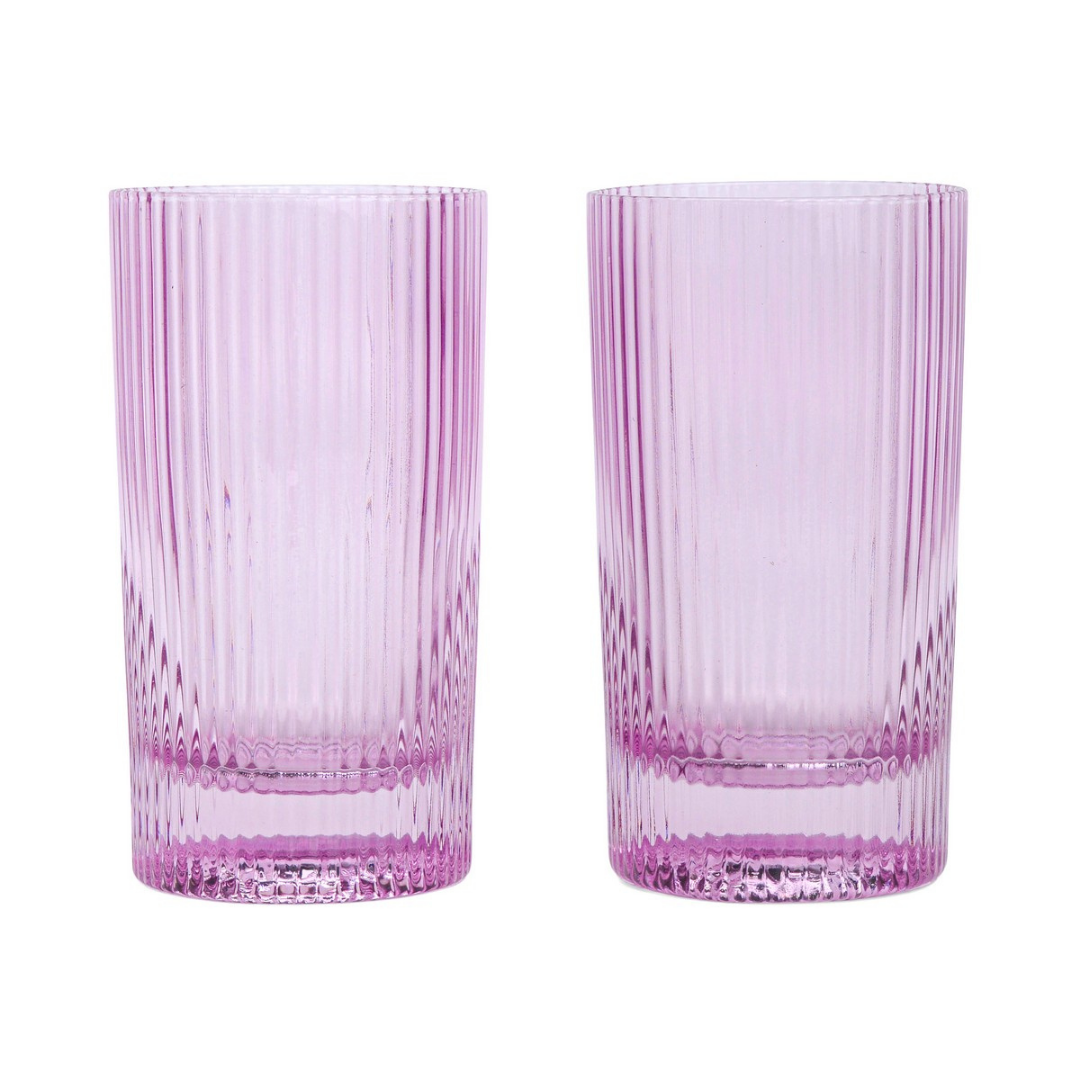 The Stella | Σετ με 2 ψηλά Lilac Ποτήρια