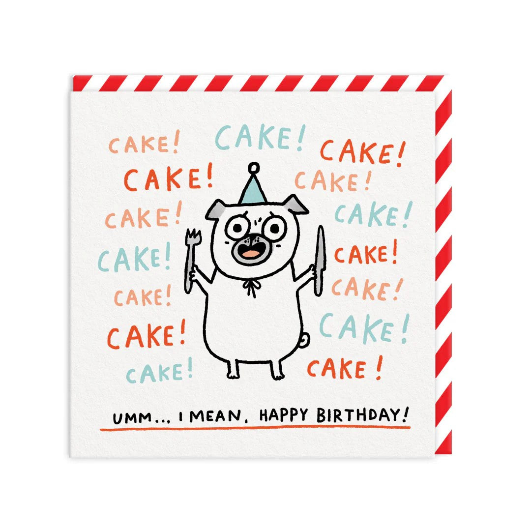 Gemma Correll x Ohh Deer "Cake Cake Cake" | Ευχετήρια Κάρτα Γενεθλίων