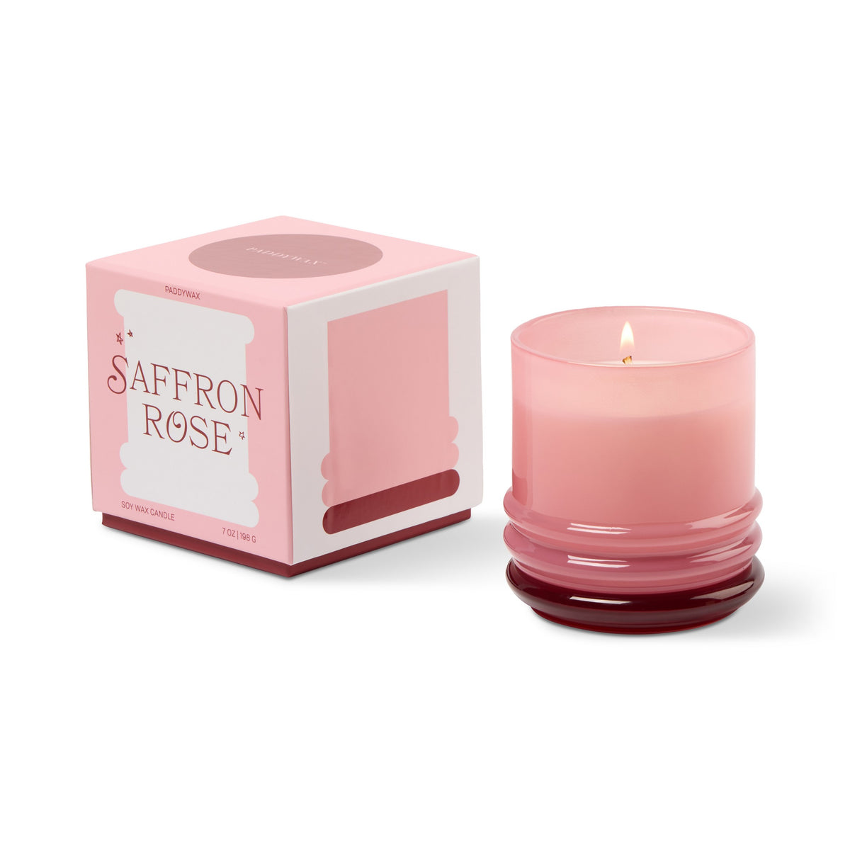 Stacked Soya Candle | Saffron Rose