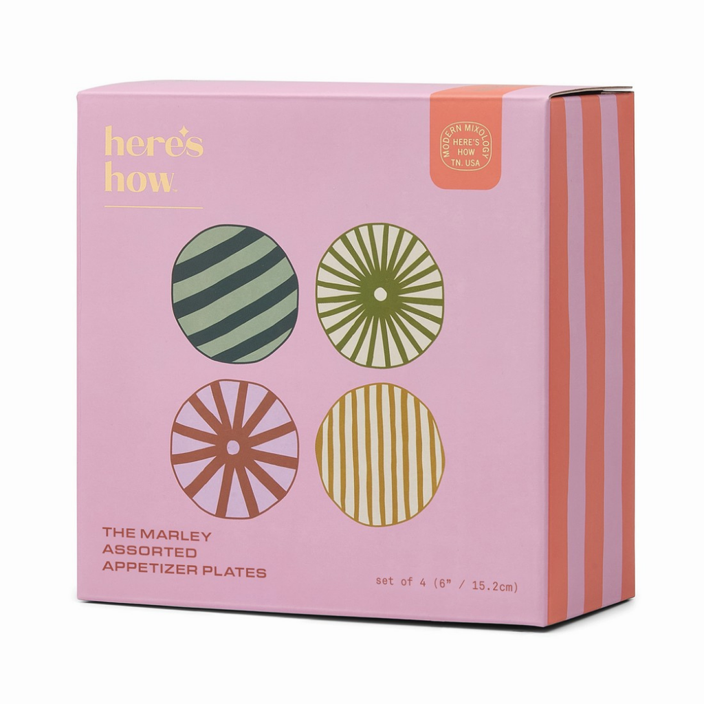 Here’s How The Marley Σετ 4 Πιάτα Ορεκτικού 15 cm – πολύχρωμα μοτίβα stoneware