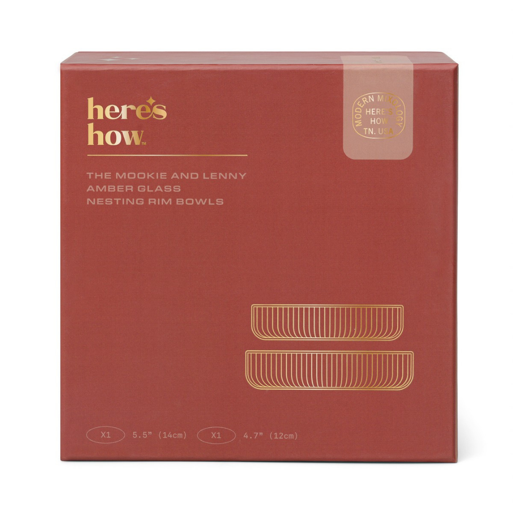 The Mookie & Lenny | Σετ με 2 Αmber Mπωλάκια