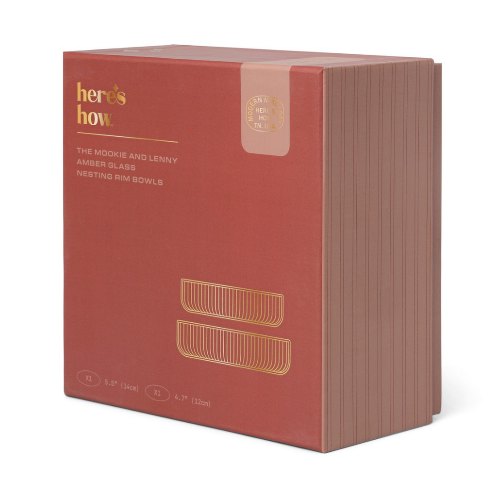 The Mookie & Lenny | Σετ με 2 Αmber Mπωλάκια