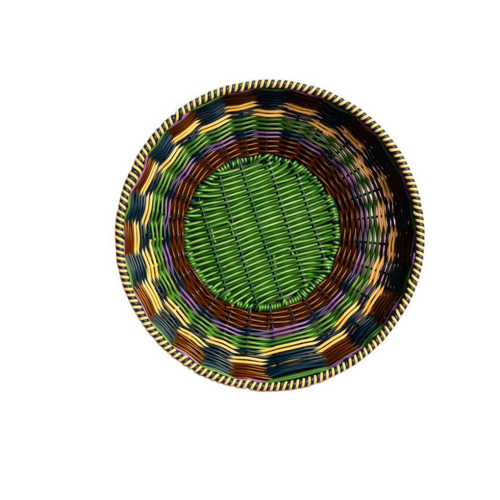 Πλεκτό Μπωλ | Brown & Green