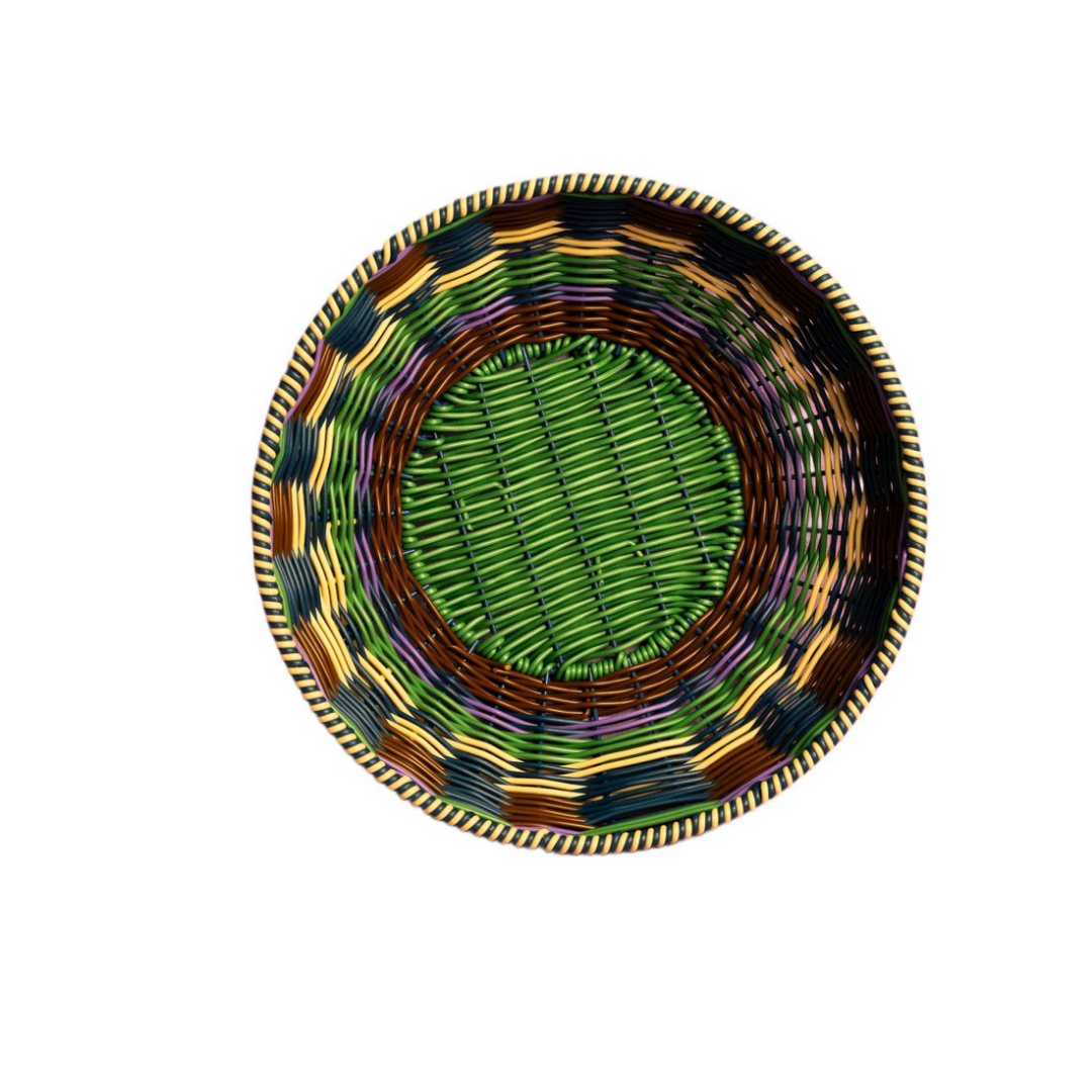 Πλεκτό Μπωλ | Brown & Green