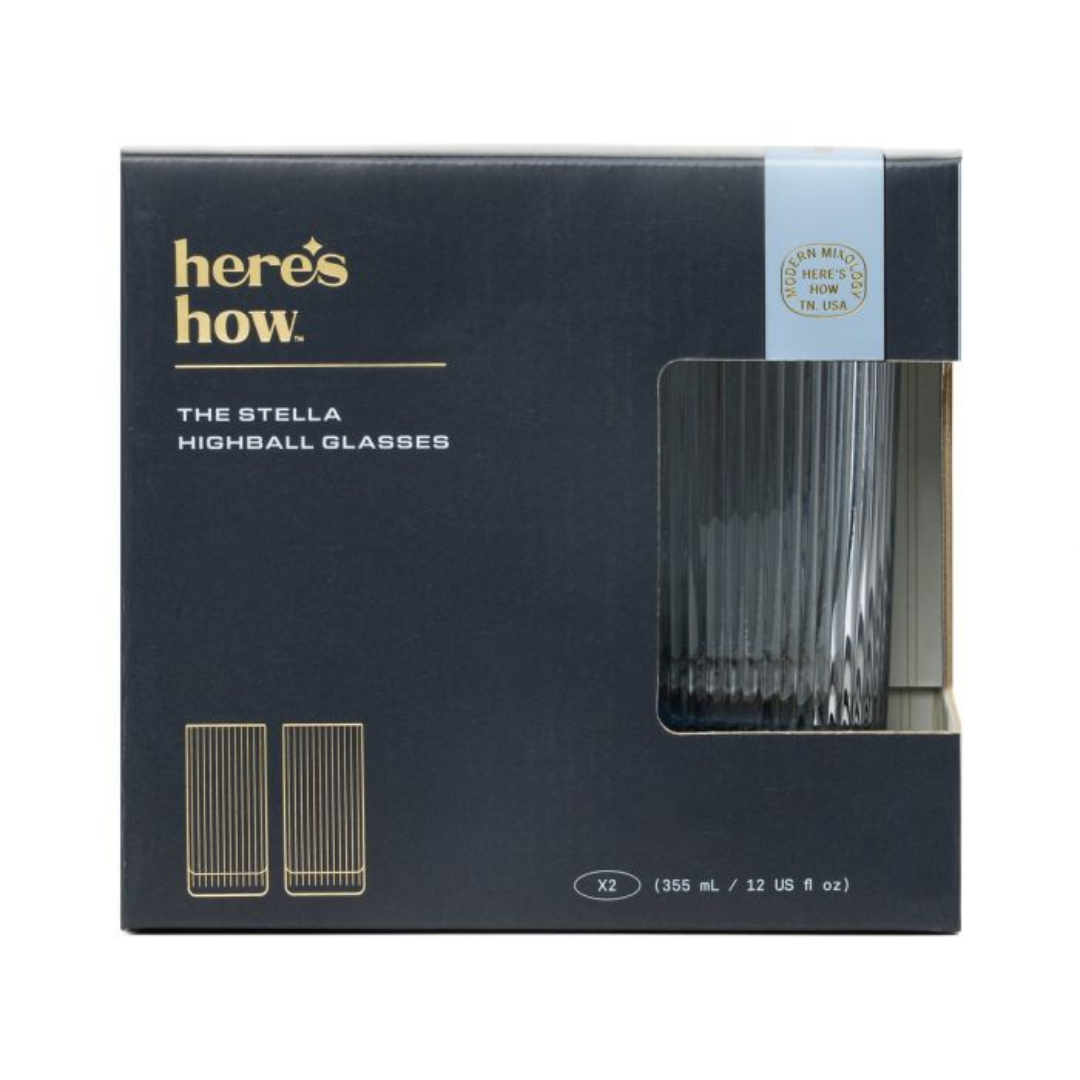 The Stella | Σετ με 2 ψηλά Blue Ποτήρια