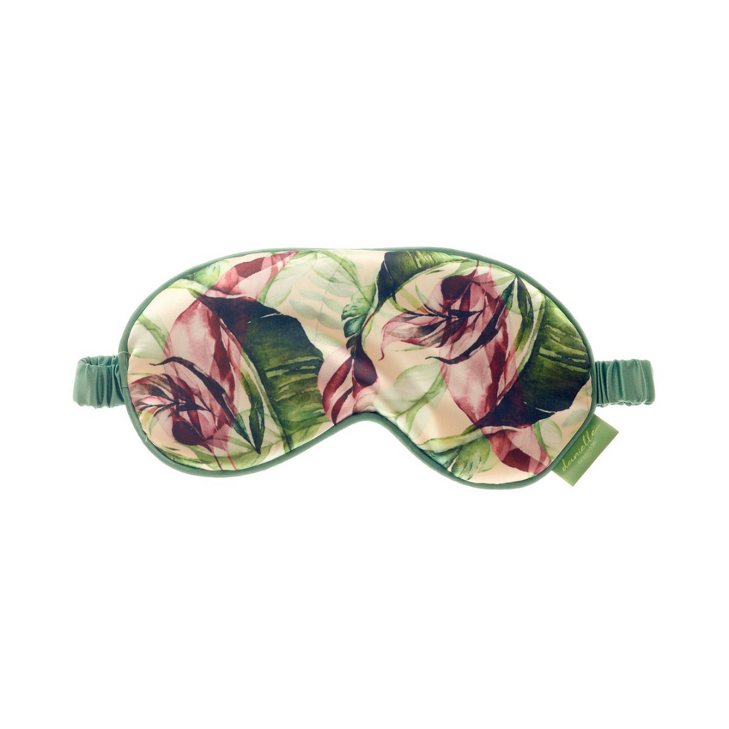 Green Floral | Eye Mask