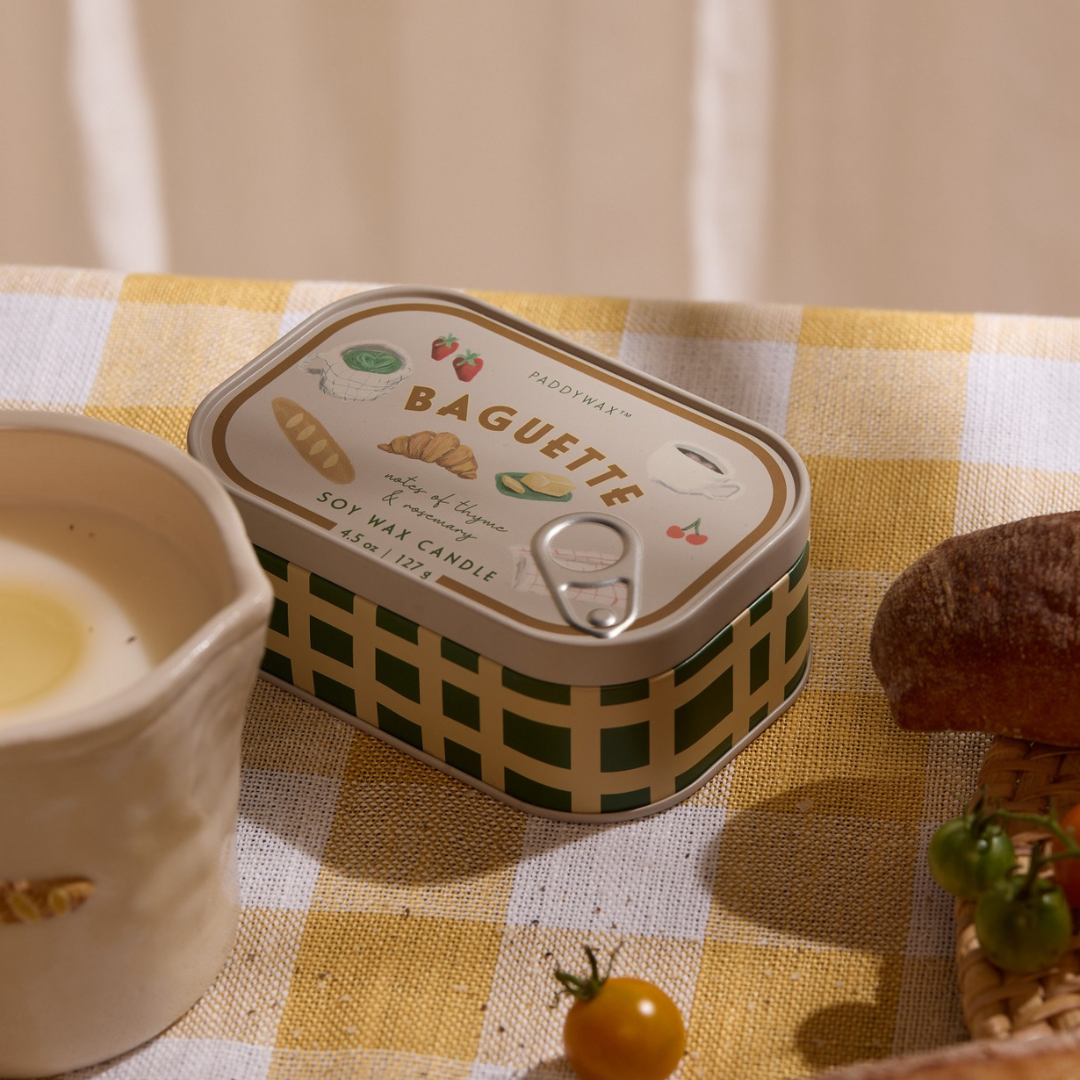 Αρωματικό κερί Paddywax Baguette 127gr σε μεταλλικό δοχείο