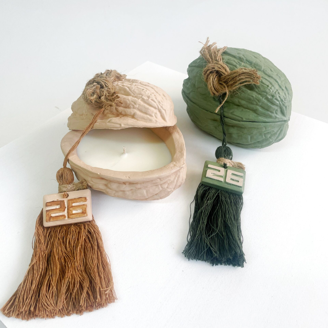 Γούρι "Καρύδι" | Beige