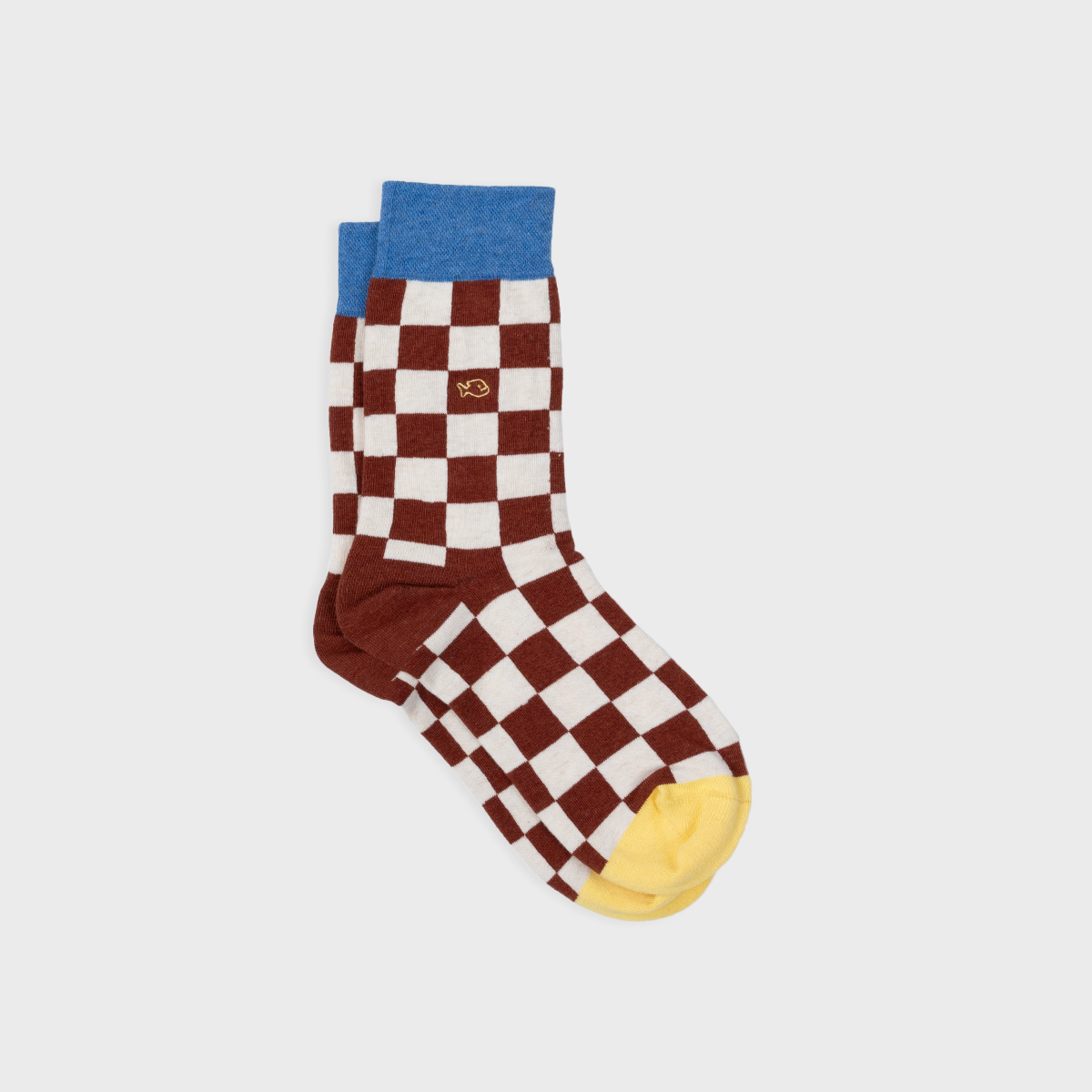 Phoenix Check Combed Cotton Socks