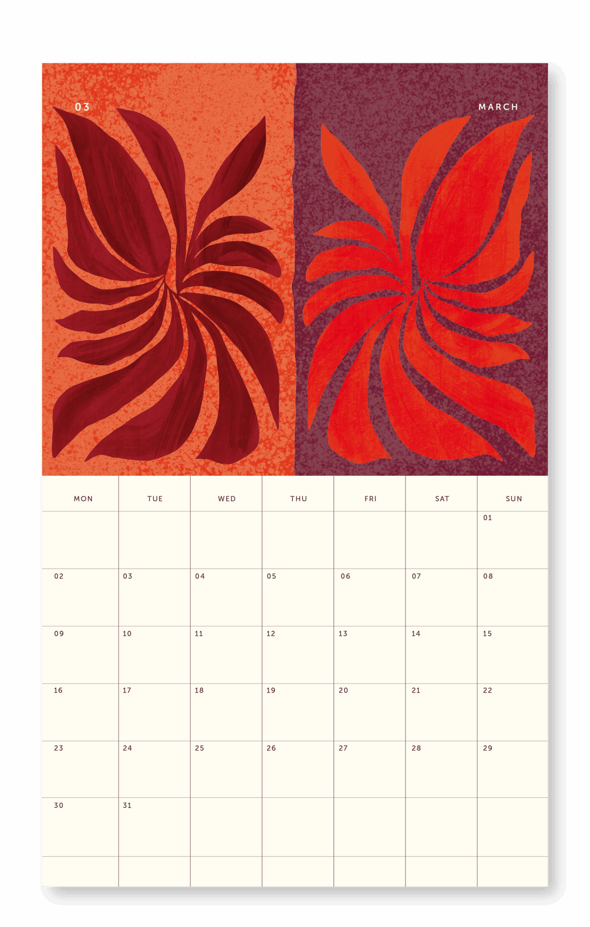 A-Journal Calendar 2026 | Sun