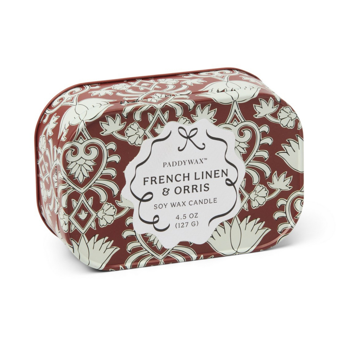French Linen & Orris | Tin Candle - 127gr