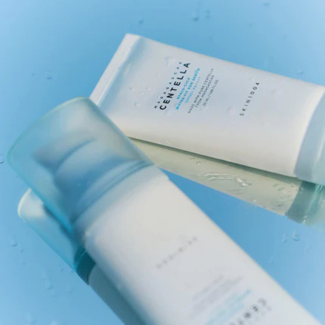 Water-fit sun serum με centella & niacinamide για glass-skin προστασία
