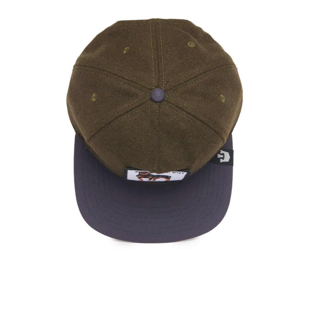 BAD BOY | Μάλλινο Καπέλο Jockey με ίσιο γείσο Top Dog