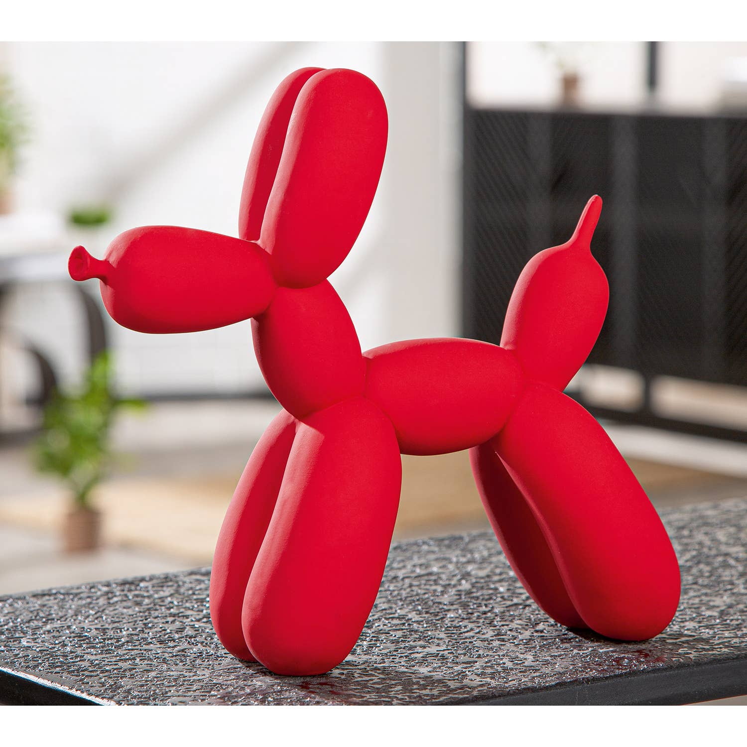 Figure Balloon Dog Jeune red H. 23 cm, PU 2