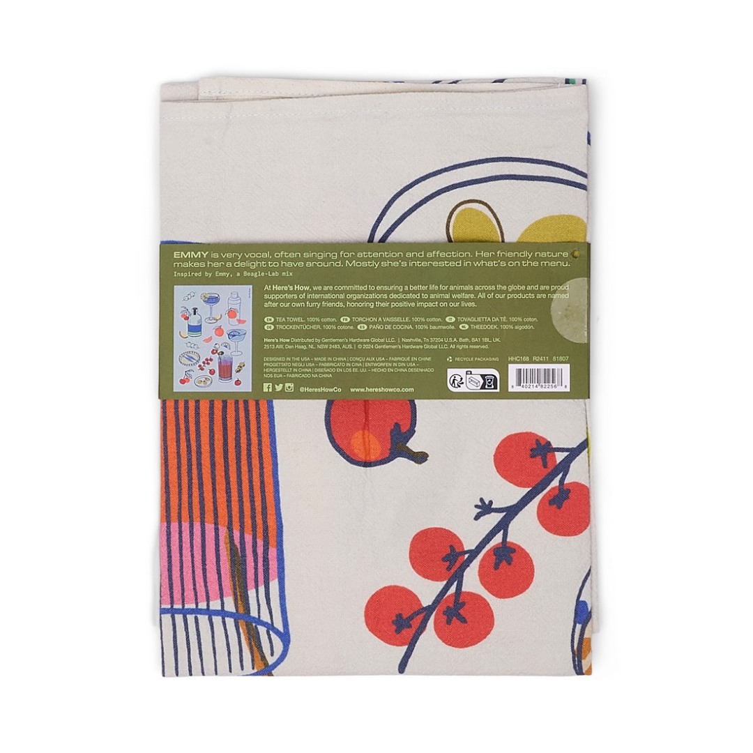 The Emmy | Πετσέτα Κοκτέιλ 100 % Βαμβάκι «Cocktails»