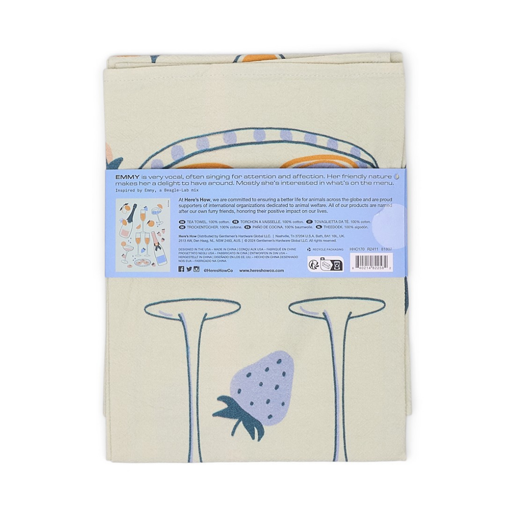 Πετσέτα Κοκτέιλ The Emmy “Celebration” 100% βαμβάκι – Here’s How