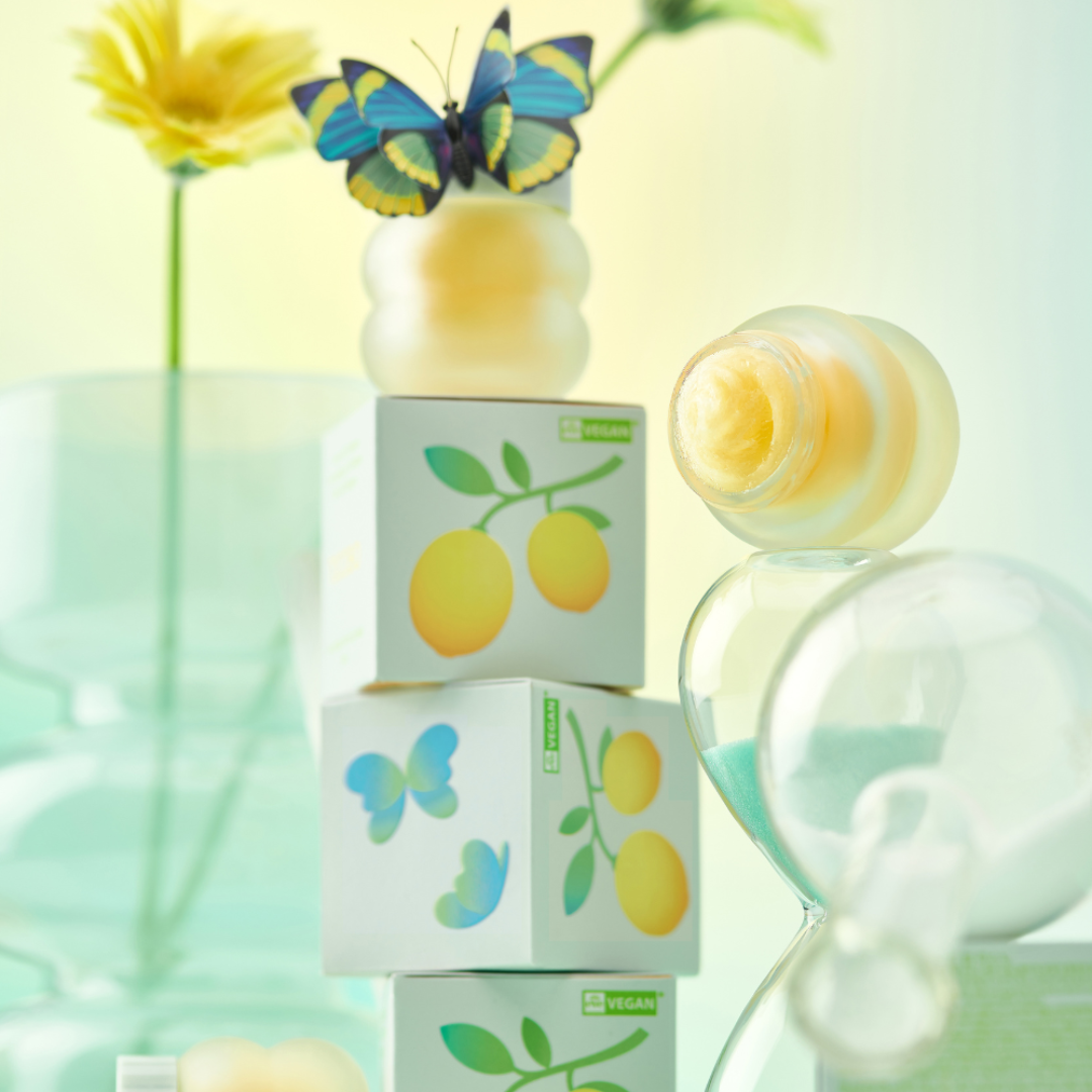 Vegan lip mask με λαμπερό λεμόνι & θρεπτικό ελαιόλαδο