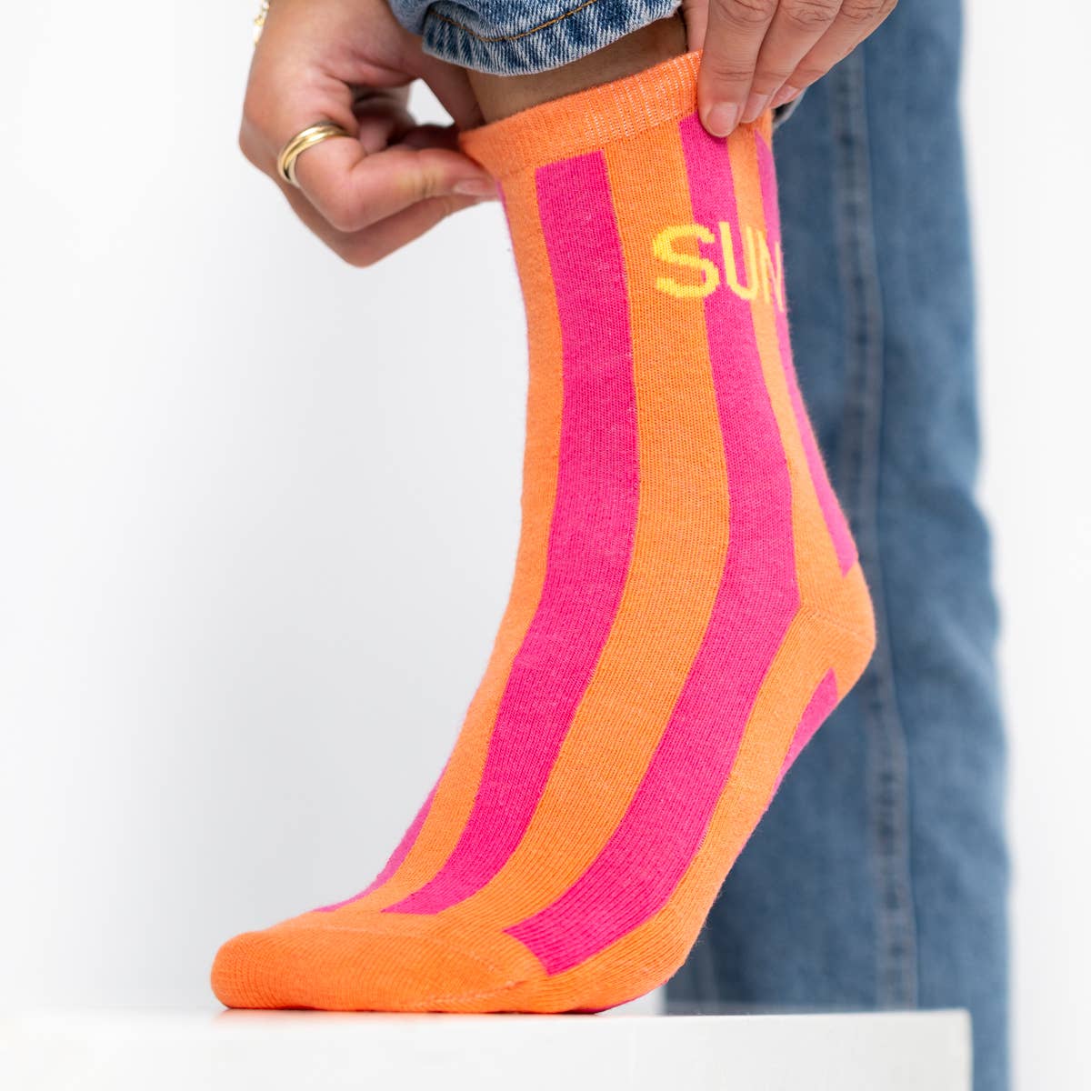 Striped socks - Sun