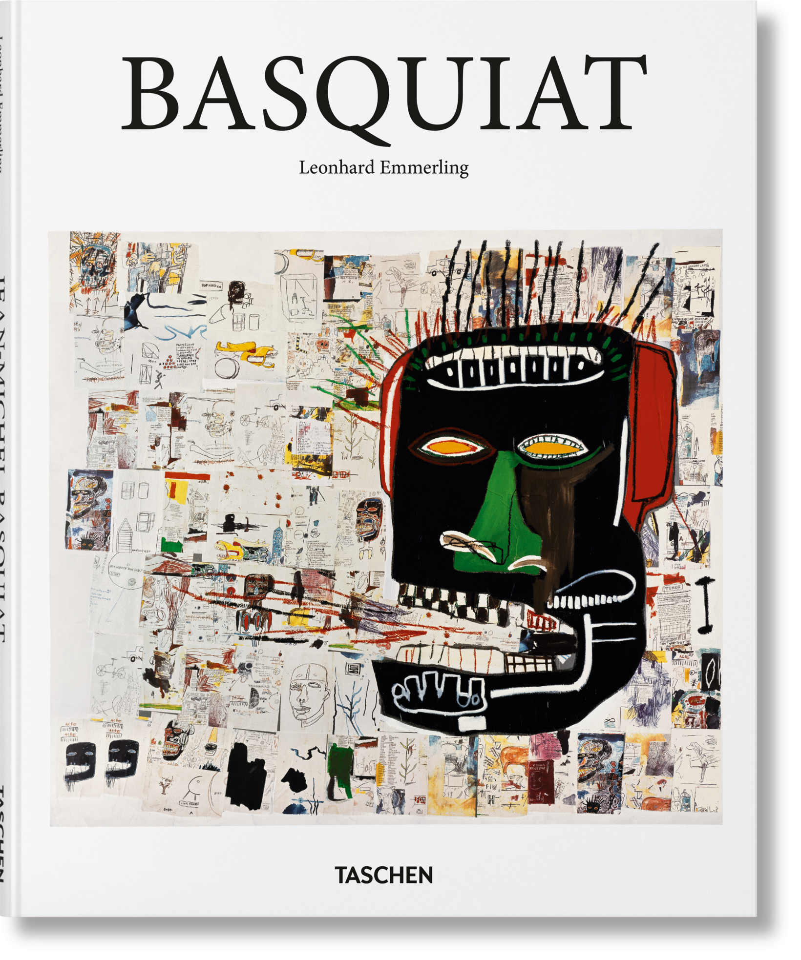 Το βιβλίο Basquiat των εκδόσεων TASCHEN, 40ή επετειακή έκδοση, με σκληρό εξώφυλλο που απεικονίζει εμβληματικό έργο του καλλιτέχνη.