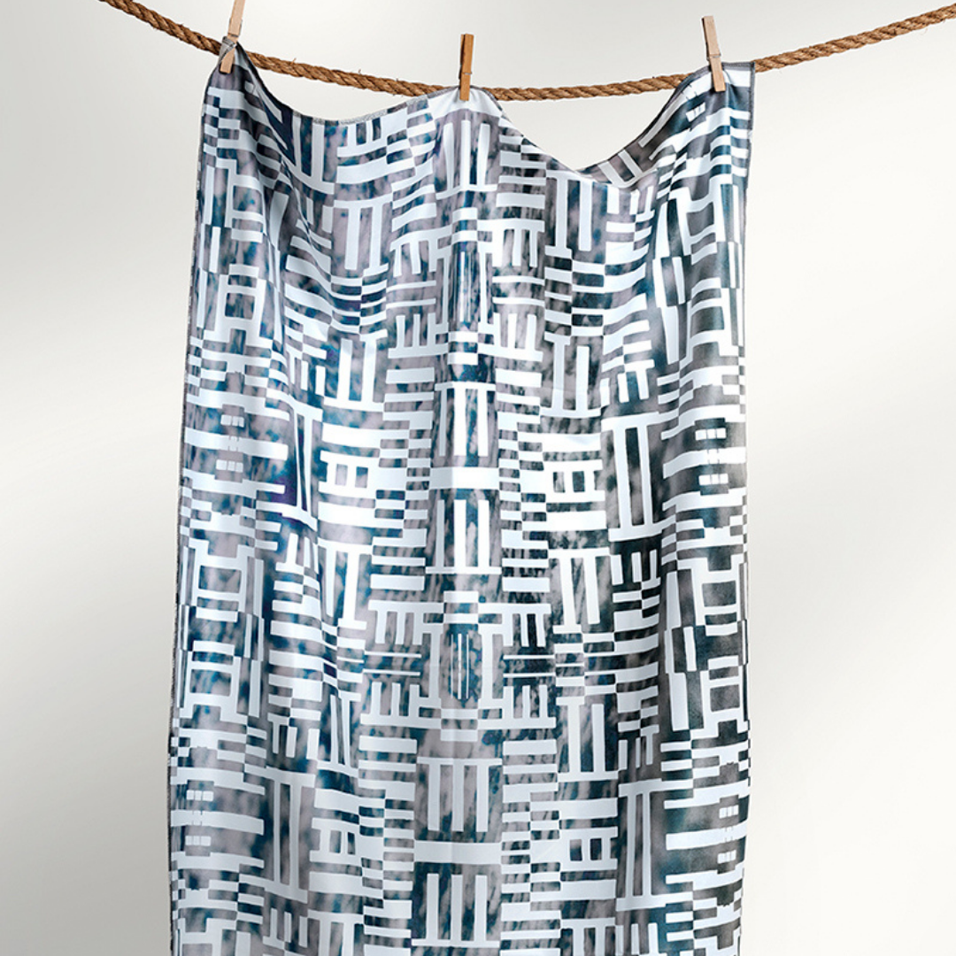 HELIANTHUS ANNUUS Beach Towel | Designed by artist Eleni Bantra