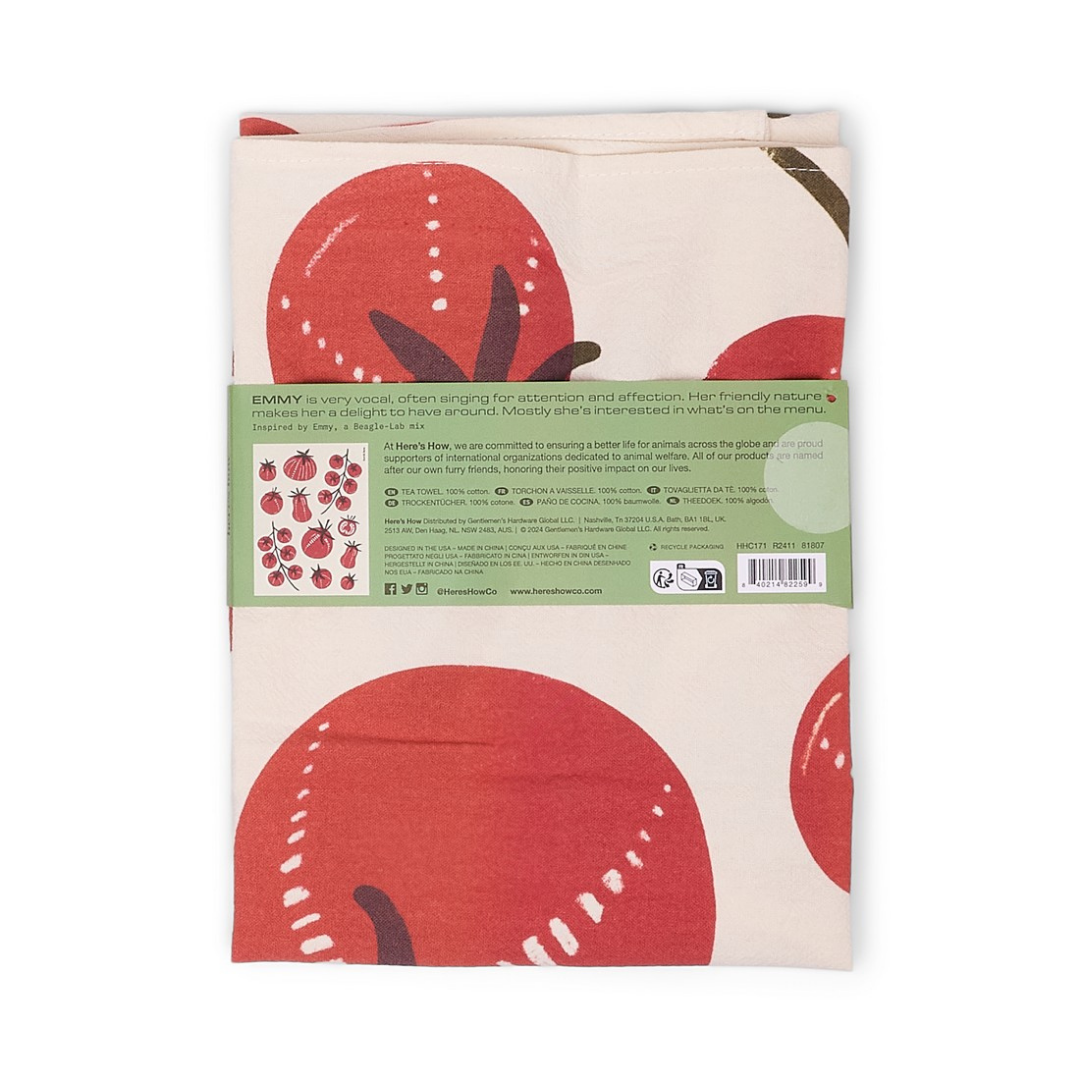 Πετσέτα κουζίνας The Emmy “Tomatoes” 100% βαμβάκι – Here’s How