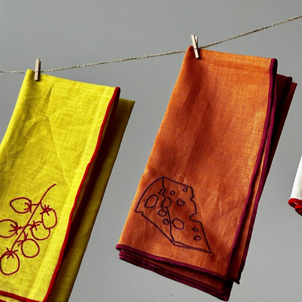 Cheese | Σετ με 2 πετσέτες φαγητού