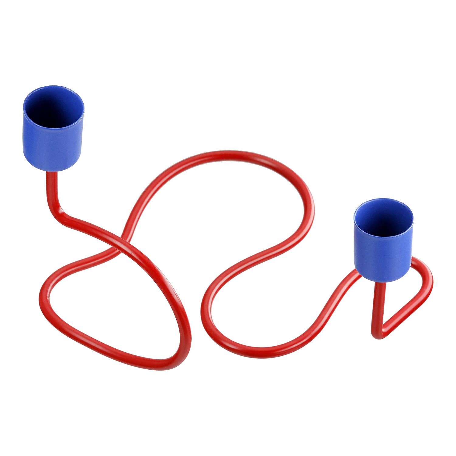 Bend 2-fold assorted candle holder, h. 17.5 cm