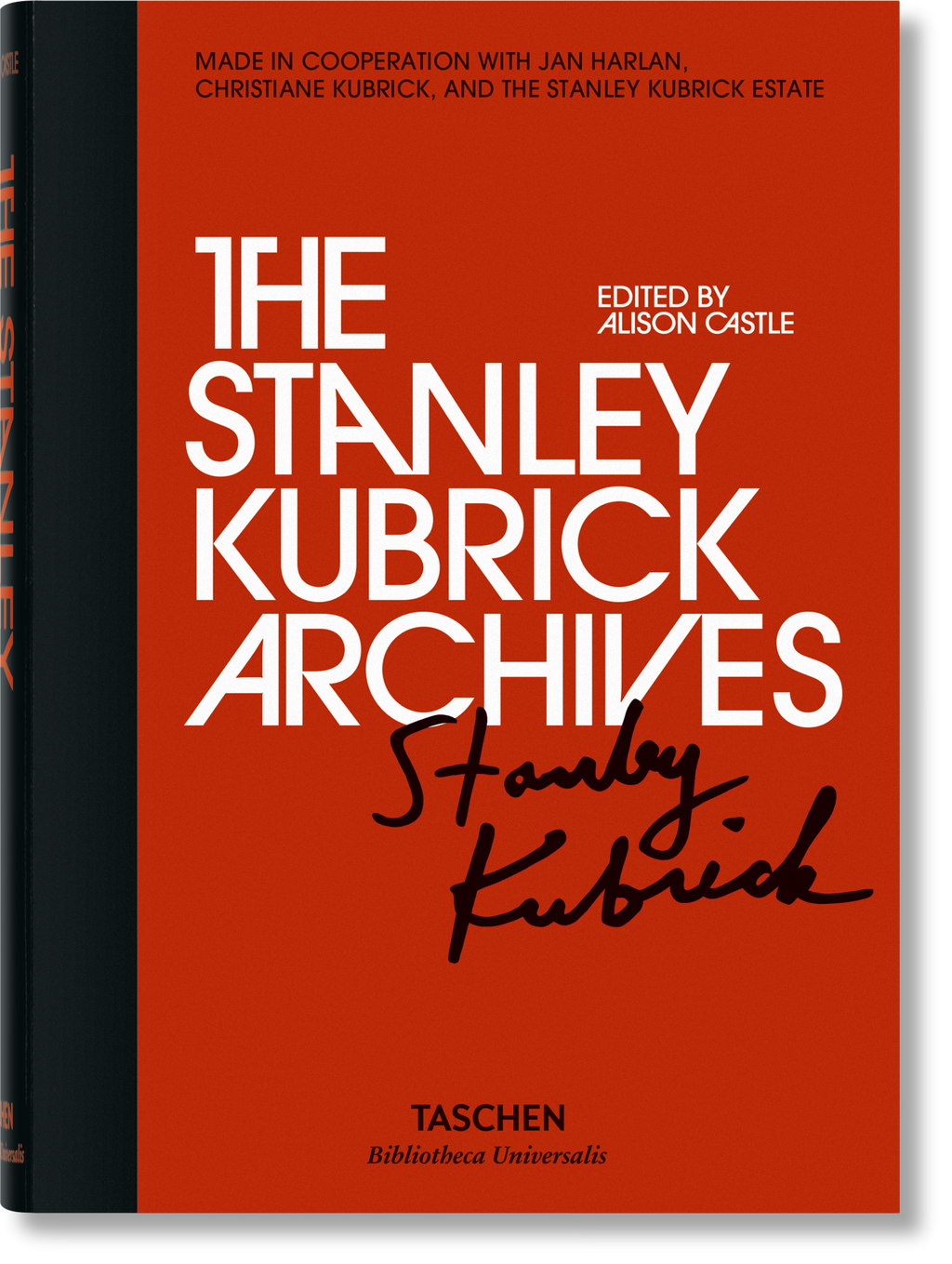 Το βιβλίο The Stanley Kubrick Archives των εκδόσεων TASCHEN, με σκληρό εξώφυλλο και φωτογραφικό υλικό από τις ταινίες του σκηνοθέτη.