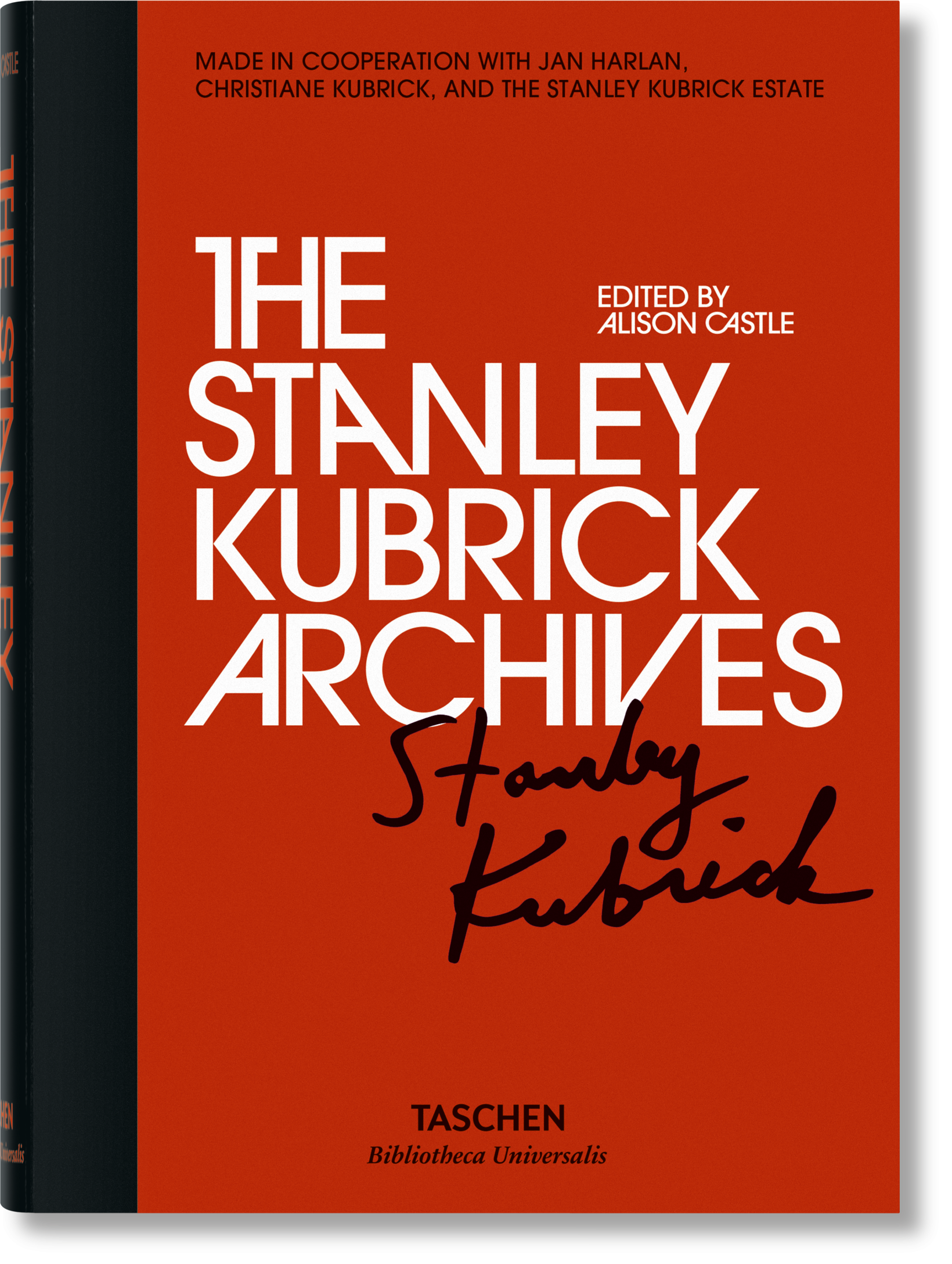 Το βιβλίο The Stanley Kubrick Archives των εκδόσεων TASCHEN, με σκληρό εξώφυλλο και φωτογραφικό υλικό από τις ταινίες του σκηνοθέτη.