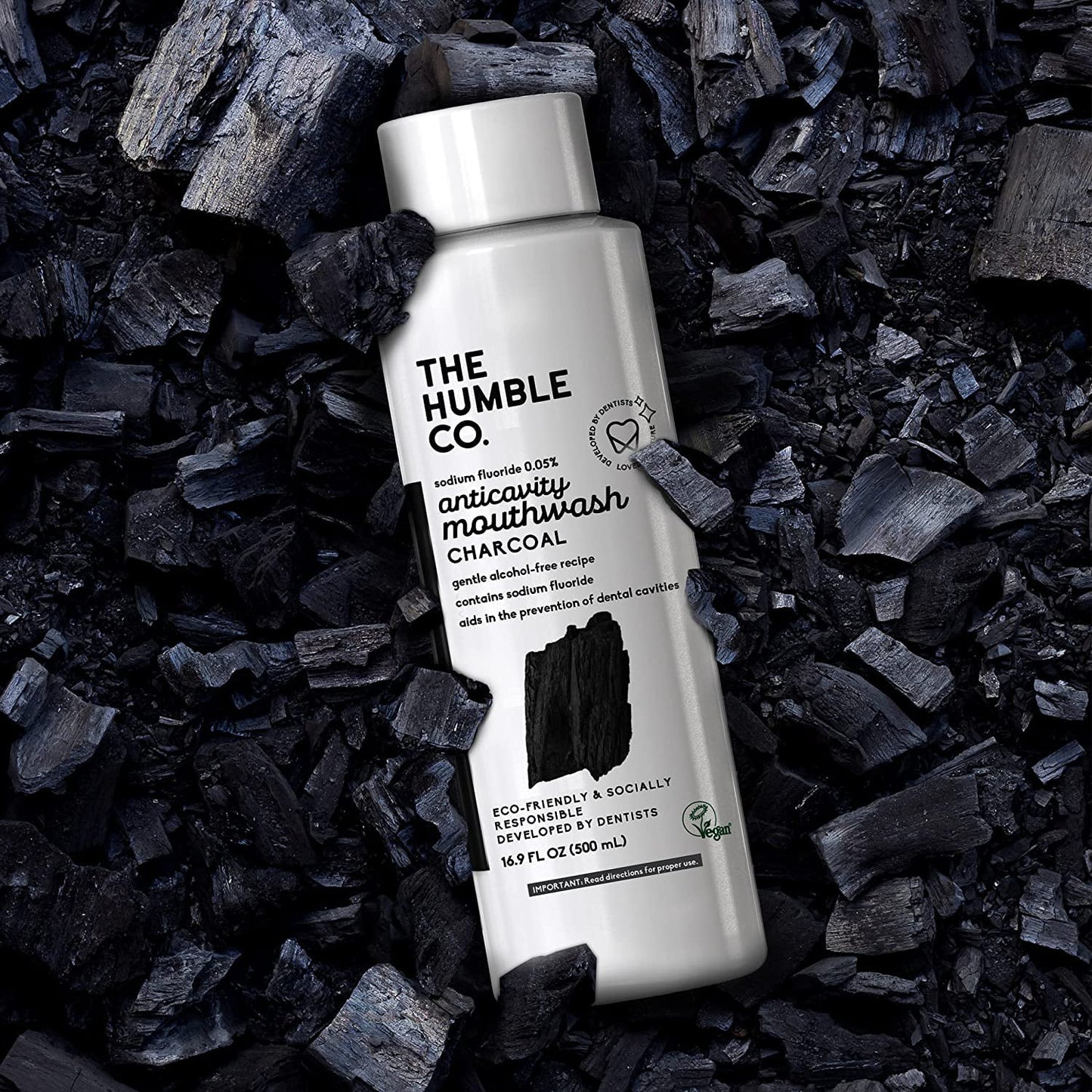 Mouthwash 500ml | Charcoal