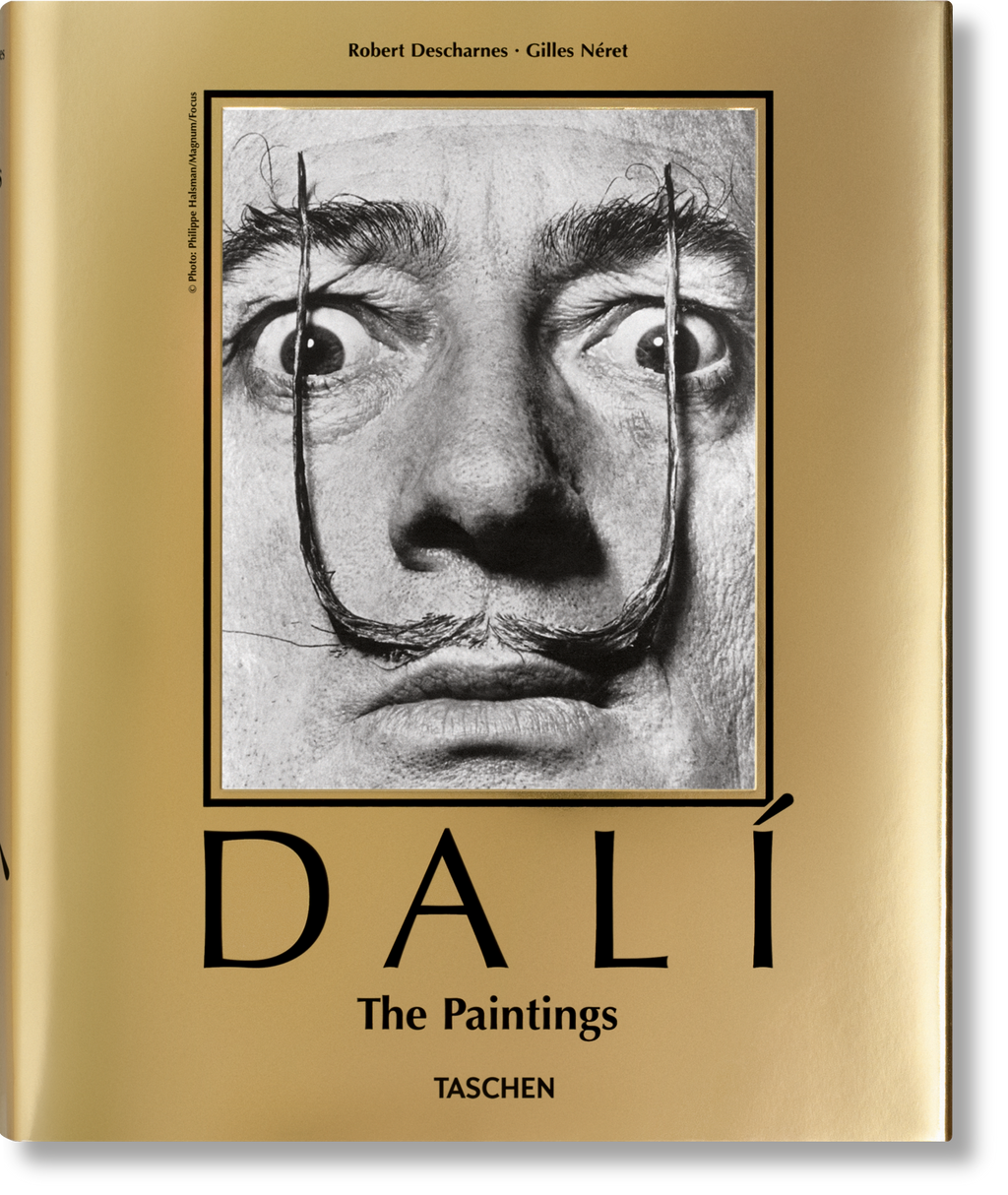 Το βιβλίο Dalí. The Paintings των εκδόσεων TASCHEN, με σκληρό εξώφυλλο που απεικονίζει εμβληματικό σουρεαλιστικό έργο του Salvador Dalí