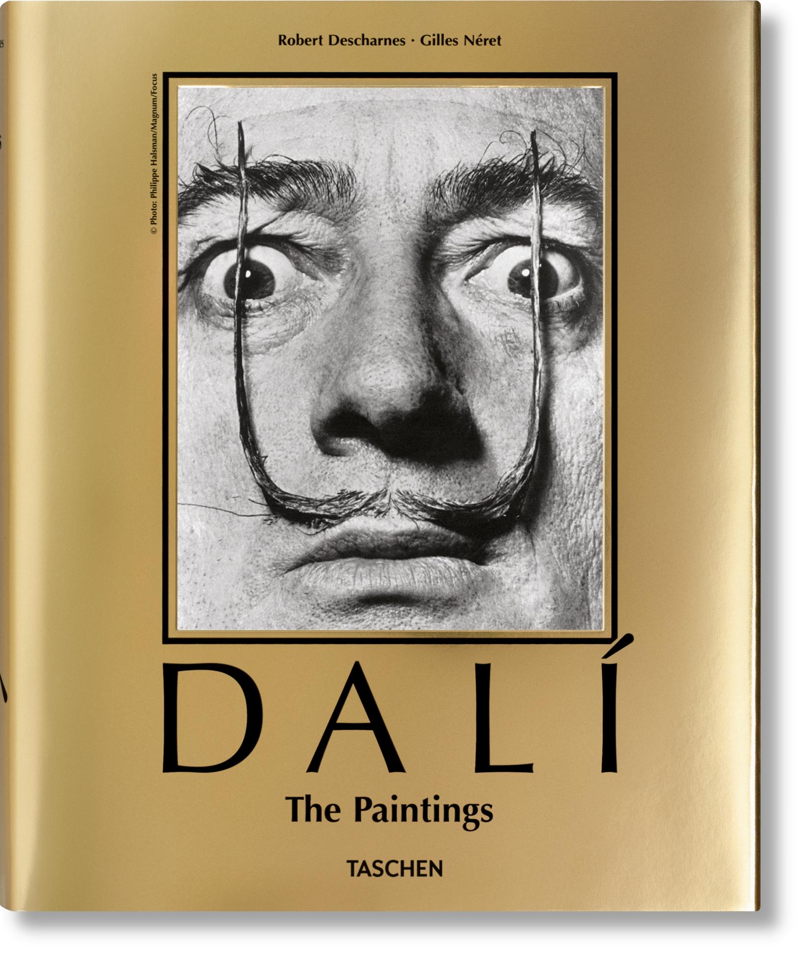 Το βιβλίο Dalí. The Paintings των εκδόσεων TASCHEN, με σκληρό εξώφυλλο που απεικονίζει εμβληματικό σουρεαλιστικό έργο του Salvador Dalí