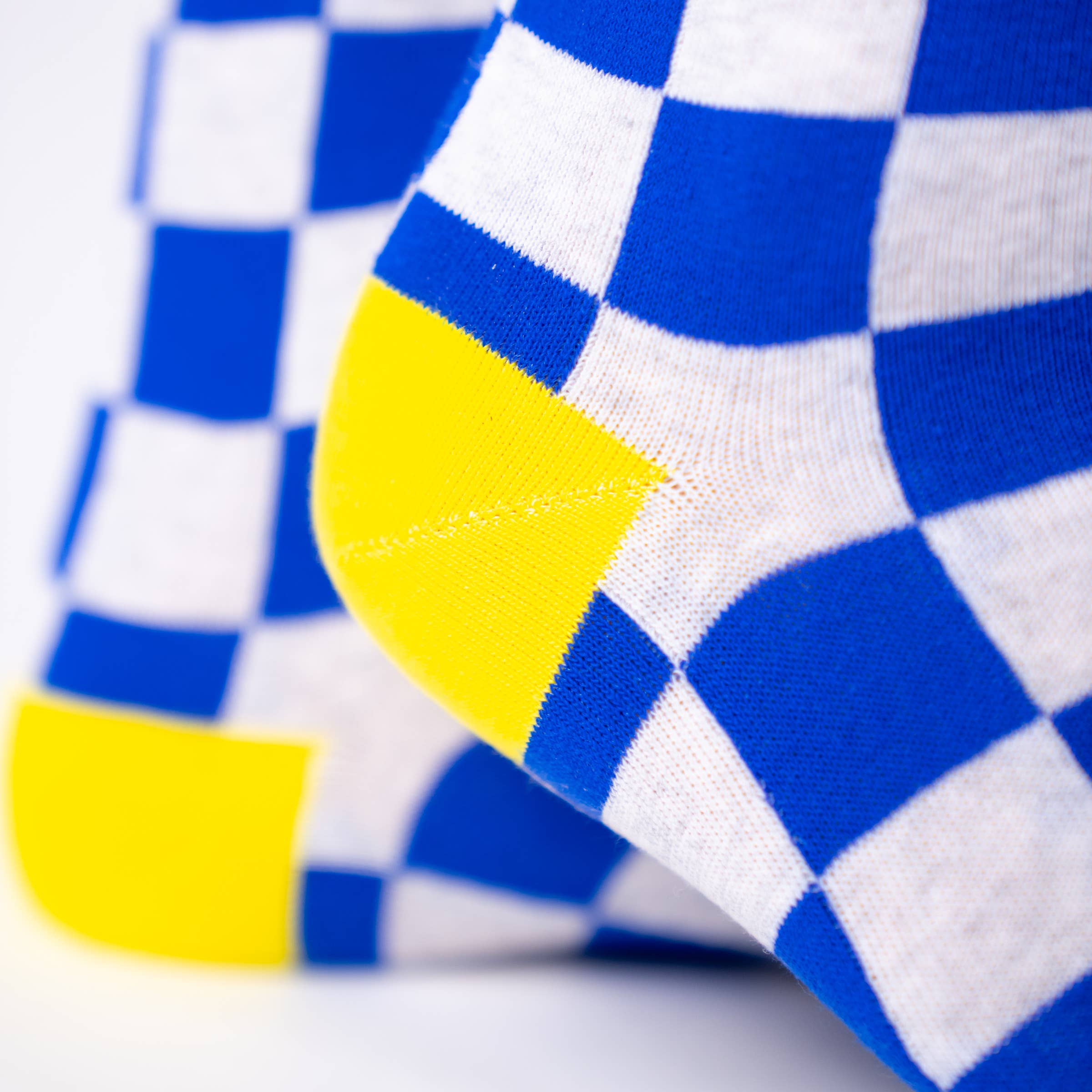 Ανδρικές κάλτσες Billybelt με καρό μοτίβο Marina Bay σε αποχρώσεις του μπλε, από premium χτενισμένο βαμβάκι.