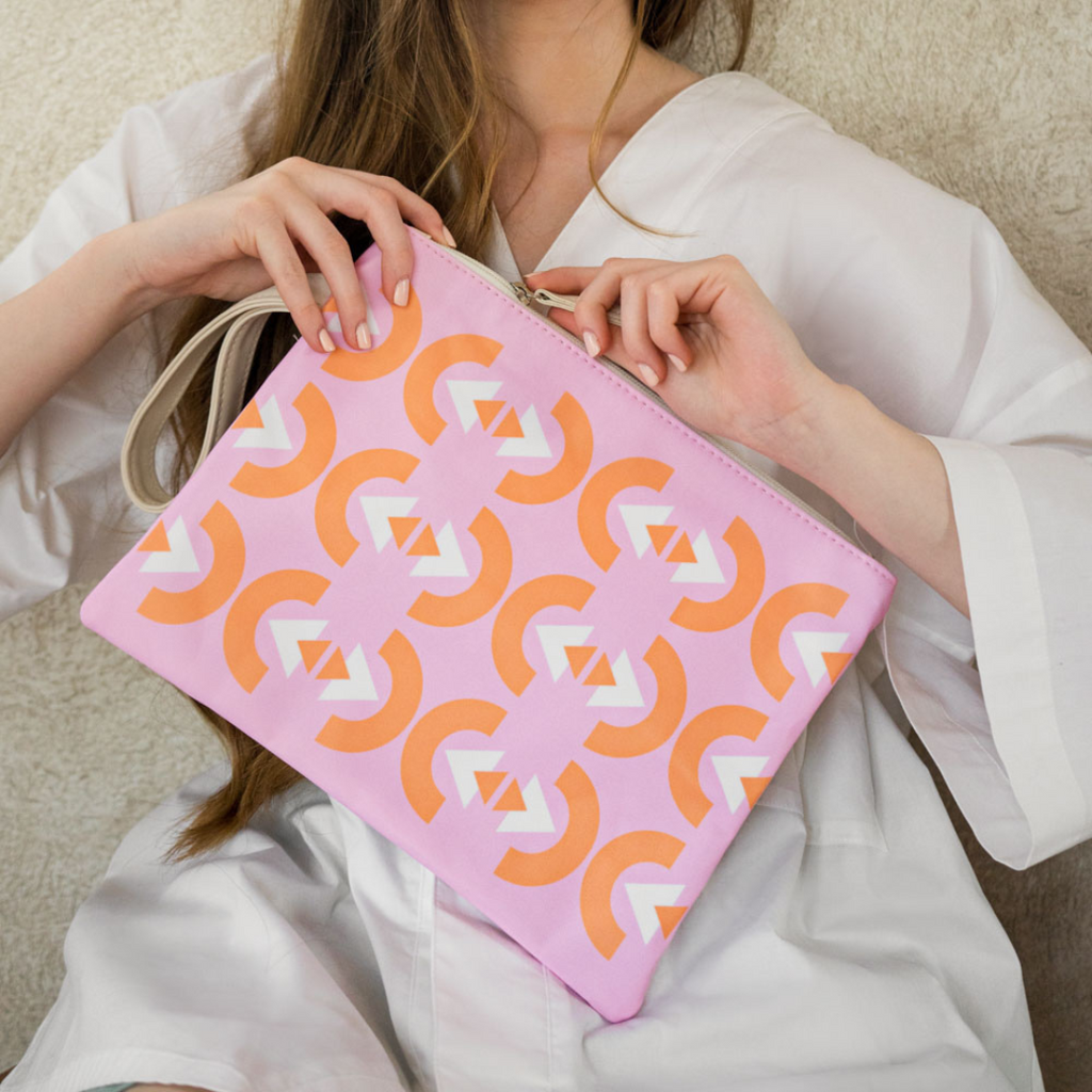 ODYSSEUS PINK | Beach Clutch