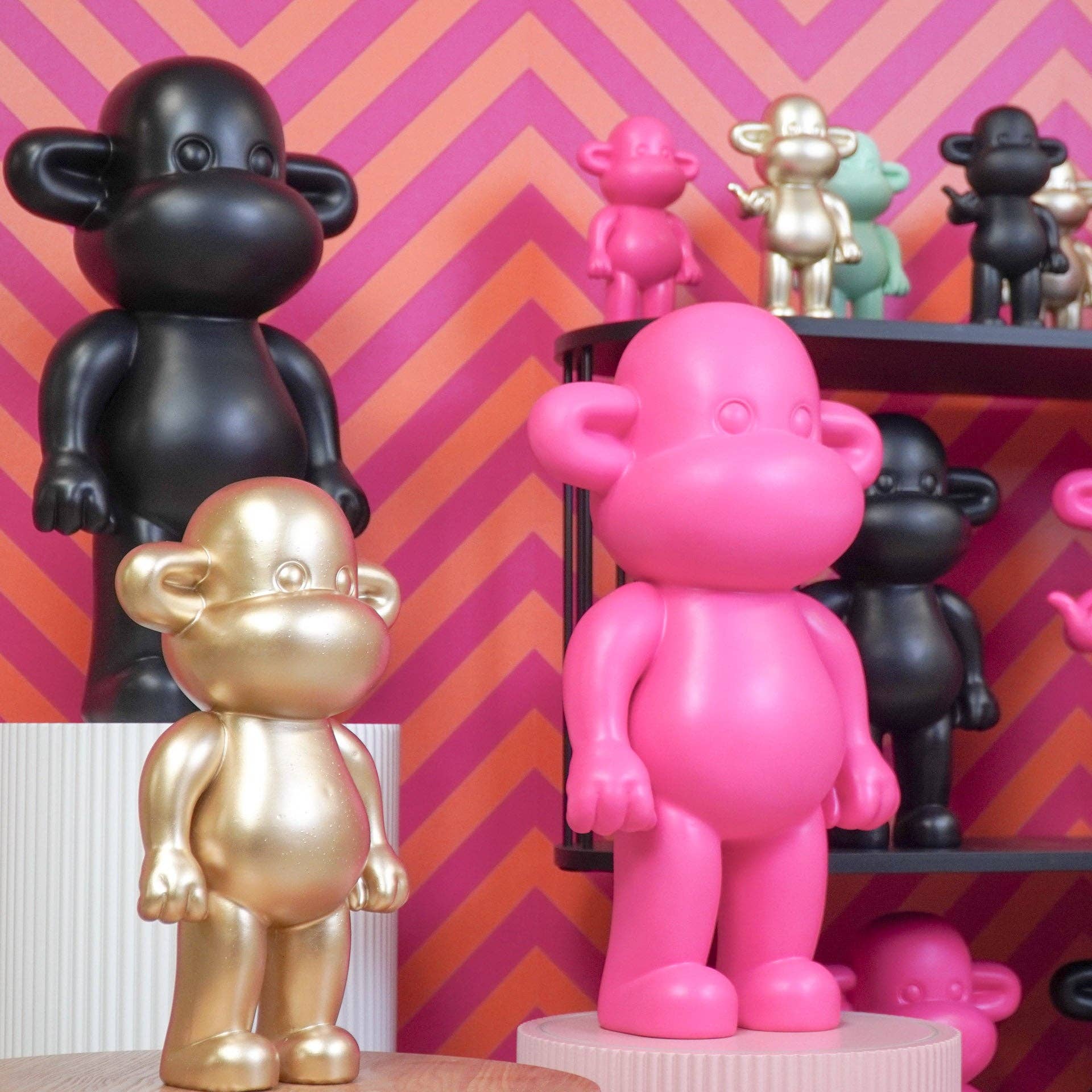 Monkey Figurine 'The Legend' | Gold - 35cm