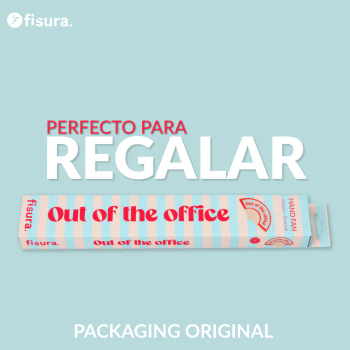"Out Of The Office" fan | Wood & Fabric
