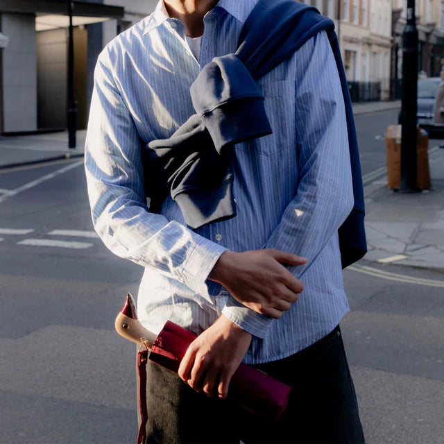 Cherry Eco‑Friendly Compact Duck Umbrella κλειστή