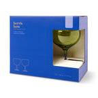"The Charlie" Copa Glasses | Σετ 2 Ποτήρια ( Olive & Cobalt)