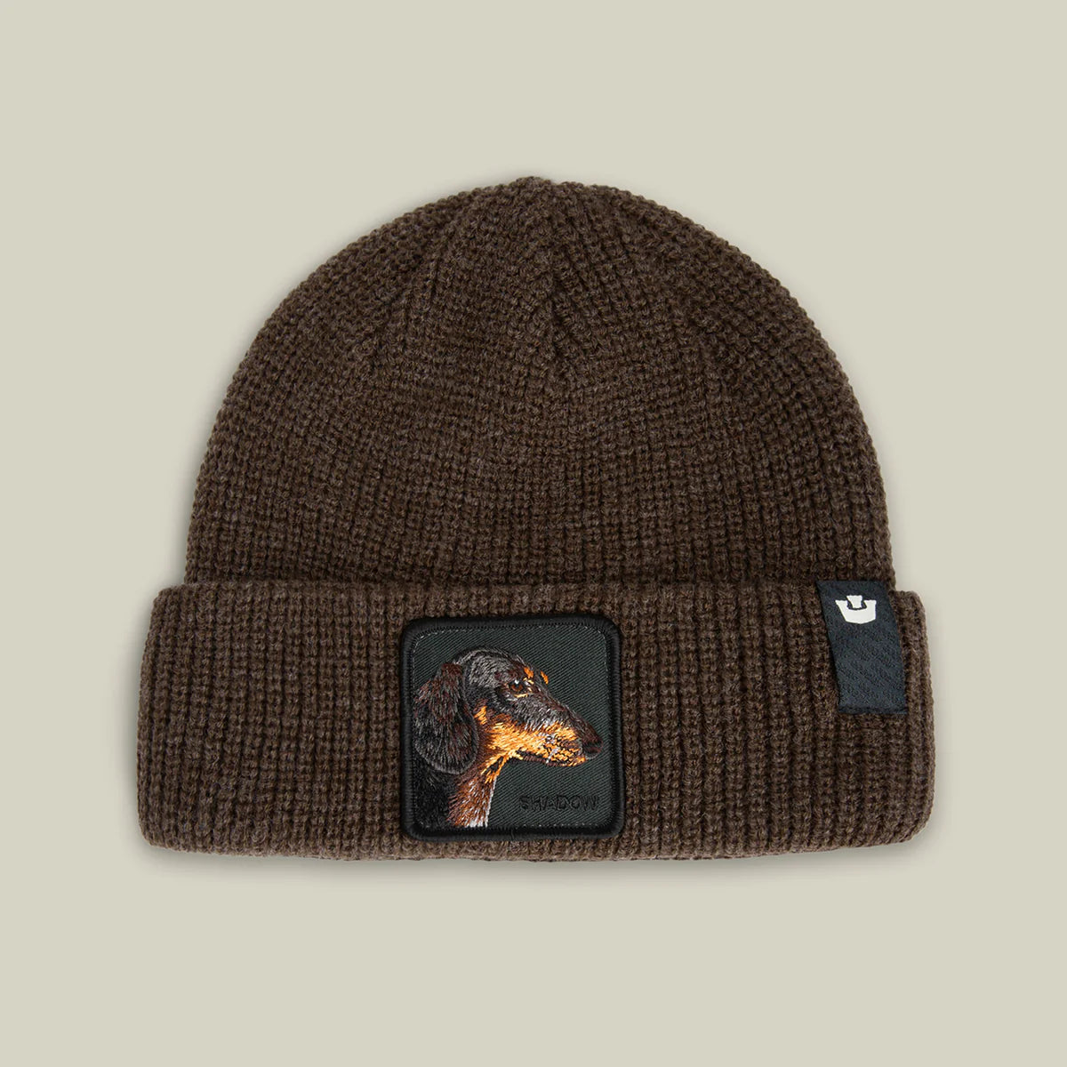 Goorin Bros. The Shadow Beanie | Πλεκτό Σκουφάκι με Κεντητό Patch (Σκύλος)