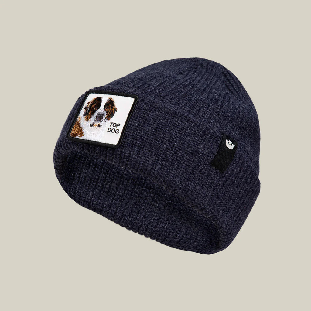 The Top Beanie | Πλεκτό Σκουφάκι με Κεντητό Patch (Άγ. Βερνάρδος)