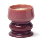 Αρωματικό κερί σόγιας Paddywax Melt Wild Fig & Cedar 240g σε οργανικό ματ κεραμικό δοχείο.