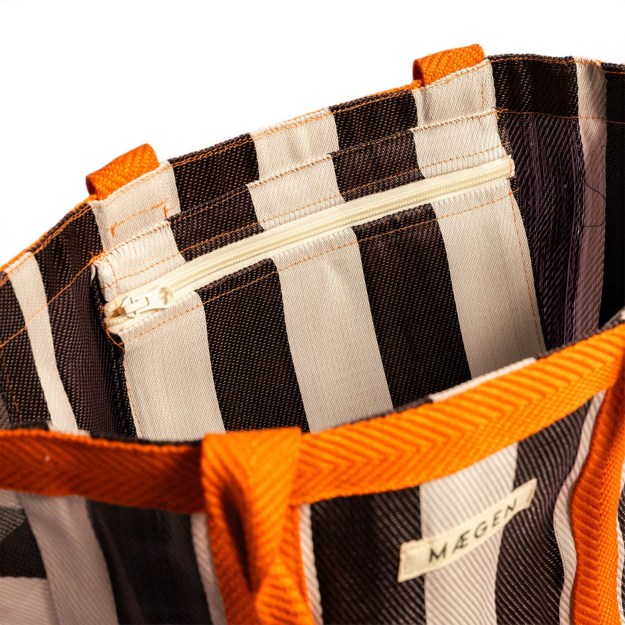 Everywhere Bag | Orange-White-Aubergine