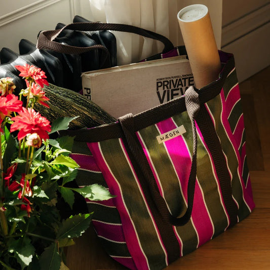 Everywhere Bag | Brown-Olive-Pink