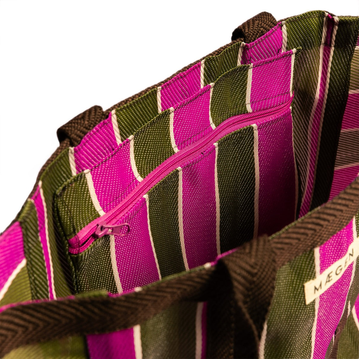 Everywhere Bag | Brown-Olive-Pink