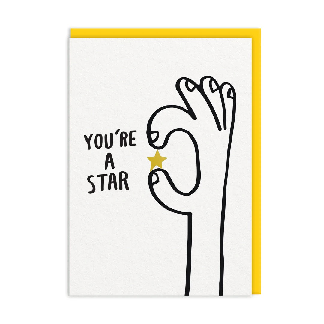 Ashkahn x Ohh Deer "You're a Star" Gesture | Ευχετήρια Κάρτα