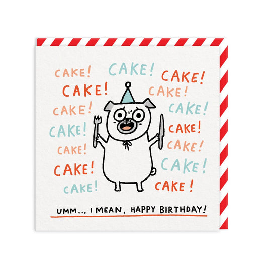 Gemma Correll x Ohh Deer "Cake Cake Cake" | Ευχετήρια Κάρτα Γενεθλίων