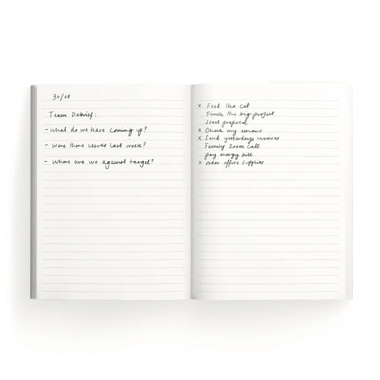 Ohh Deer "Striped Frog" | A6 Premium Paperback Σημειωματάριο