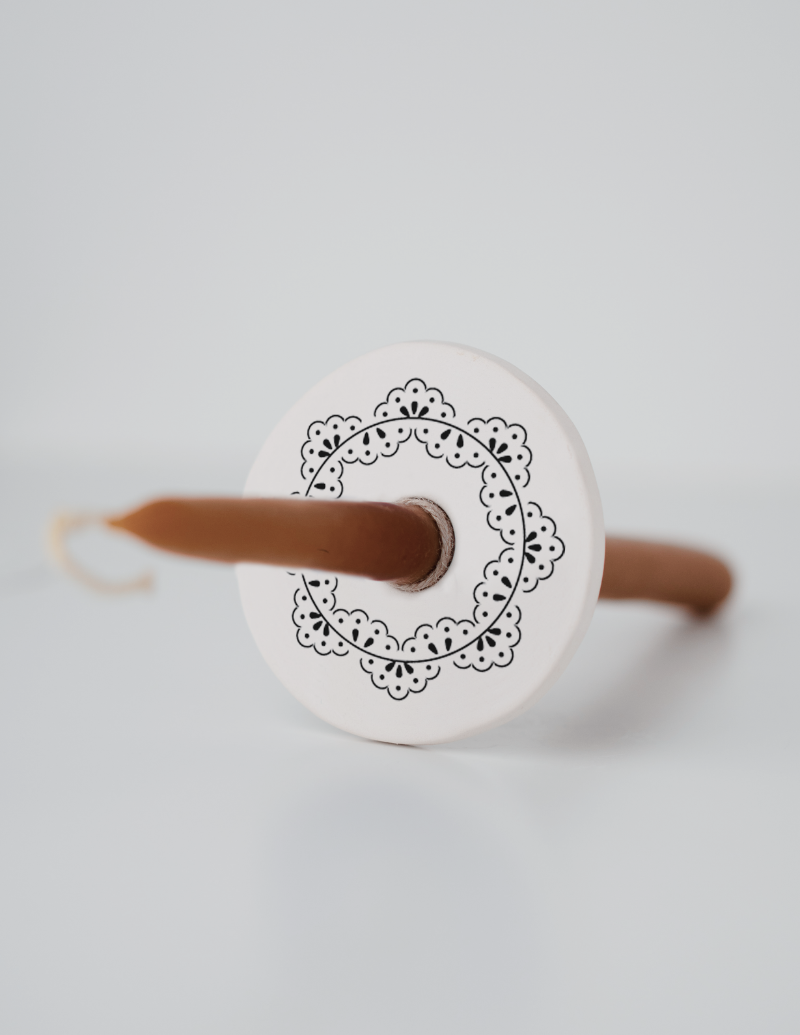 Λαμπάδα Κεραμικός Κηροστάτης | Κέντημα