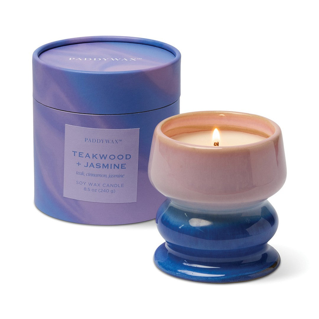 Melt Ceramic Soy Candle | Teakwood & Jasmine