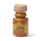 Αρωματικό κερί σόγιας Paddywax Melt Smoked Pistachio 226g σε οργανικό ματ κεραμικό δοχείο.